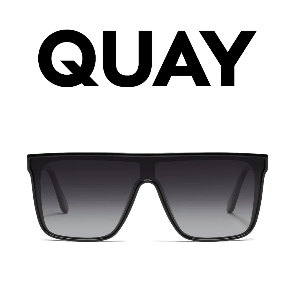 Quay Australia - Nightfall - Bestseller - Black Frame/ Smoke Polarized L…